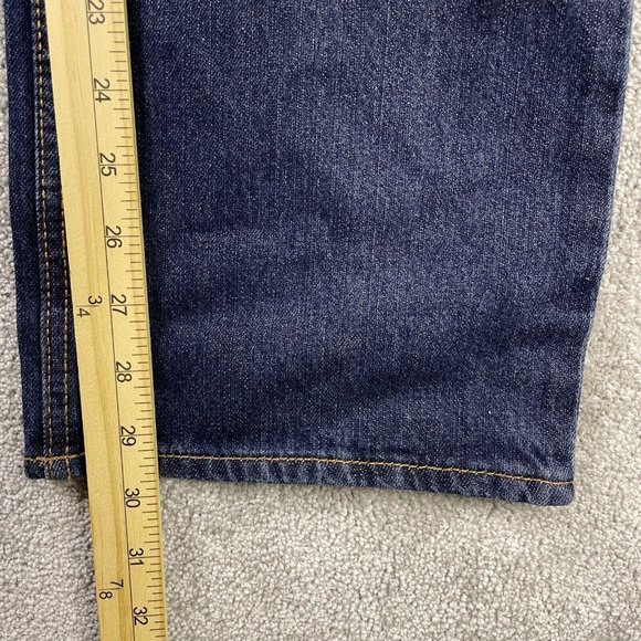 UK Style by French Connection Jeans Mens Size 33x30 Straight Leg Dark Wash Denim - Picture 13 of 15